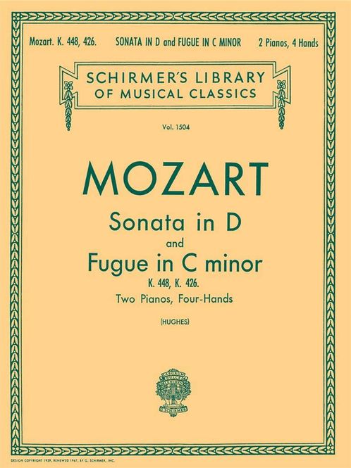 Hovedbilde Wolfgang Amadeus Mozart - Sonata in D (K.448) Fugue in C Minor (K.426)