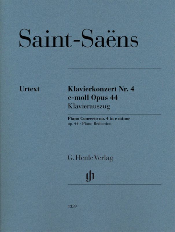 Camille Saint-Saëns - Klavierkonzert Nr. 4 c-moll Opus 44