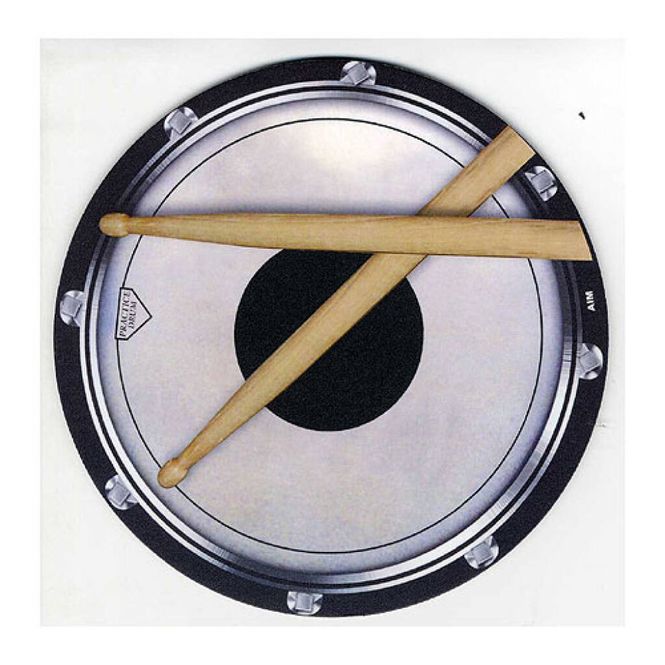 Hovedbilde Mouse Mat: Drum Head and Sticks Design