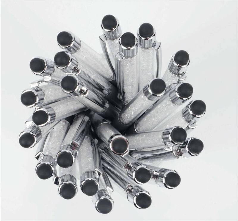 Stylus Pen g-clef silver/crystal