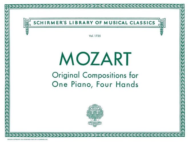 Hovedbilde Wolfgang Amadeus Mozart - Original Compositions for Piano, 4 Hands