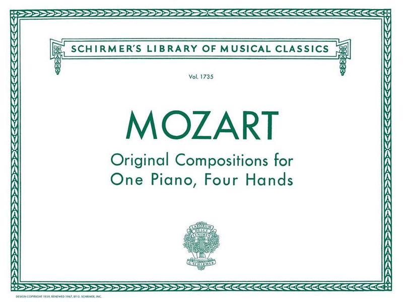 Wolfgang Amadeus Mozart - Original Compositions for Piano, 4 Hands