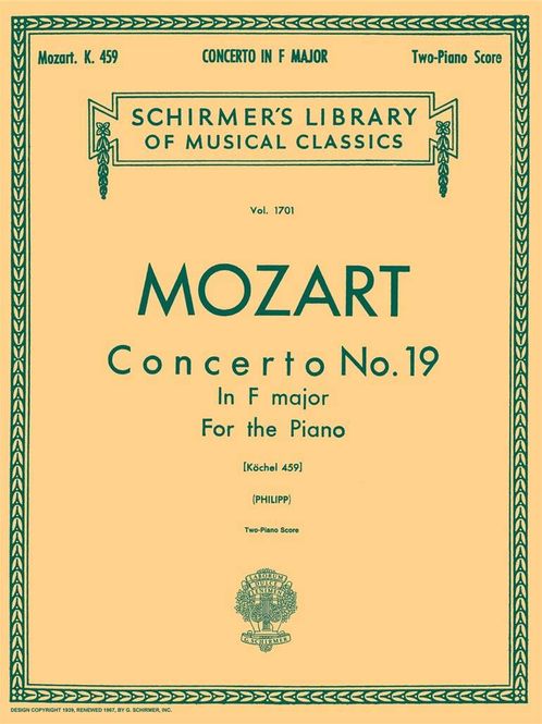 Hovedbilde Wolfgang Amadeus Mozart - Concerto No. 19 in F, K.459
