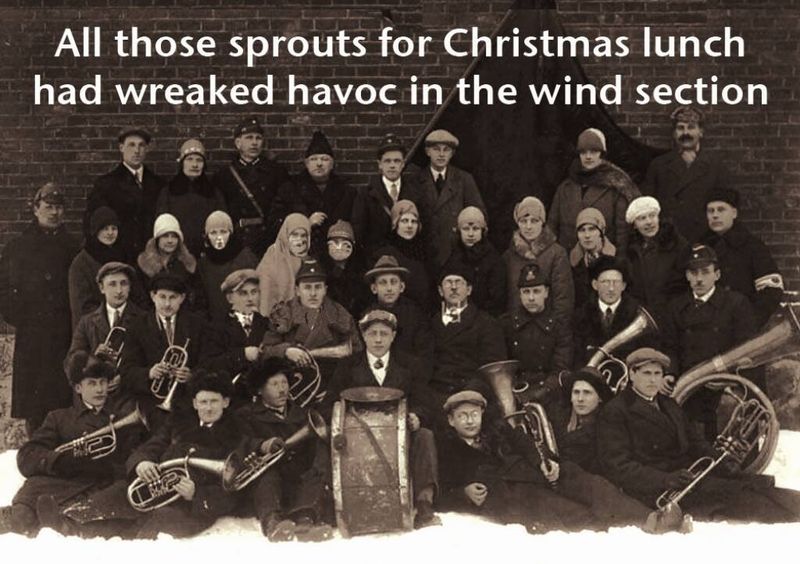 Music Card All Those Sprouts For Christmas Card