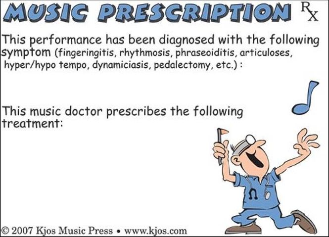 Hovedbilde Music Prescription Post-It Notes Piano