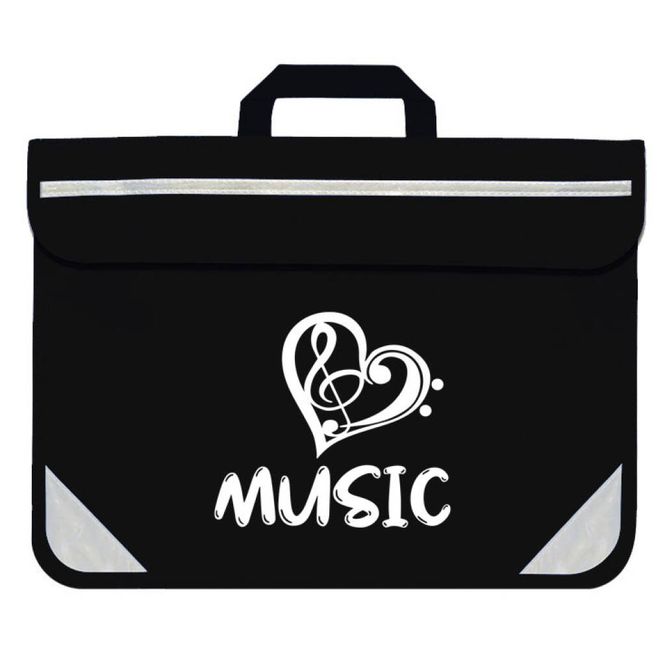 Hovedbilde Duo Music Bag - Heart (Black)