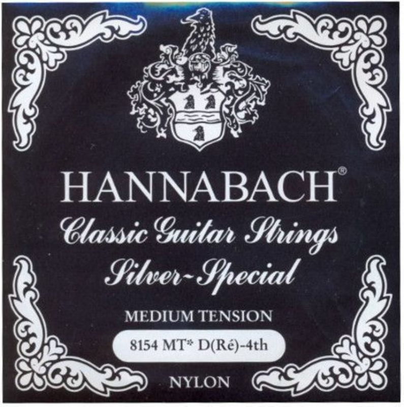 Hannabach Strings for classic guitar Serie 815 Medium tension Silver special D4w
