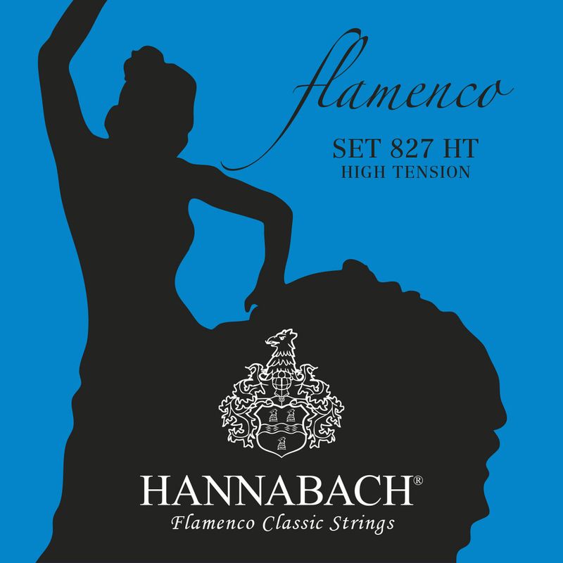 Hannabach Strings for classic guitar Serie 827 High Tension Flamenco Set high