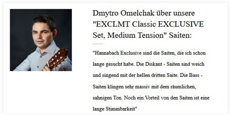 Hannabach Strings for classic guitar Serie 1869 Carbon/Gold HT Set