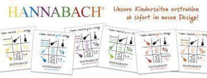Hannabach Strings for classic guitar Serie 890 7/8 guitar for children Duel: 62-64 cm Set of 2 G-Strings