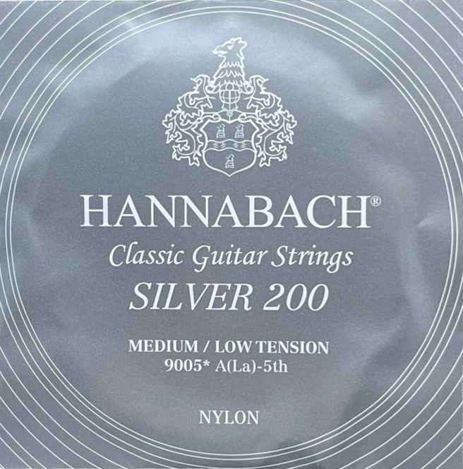 Hovedbilde Hannabach Strings for classic guitar Series 900 Medium/Low Tension Silver 200 A5w