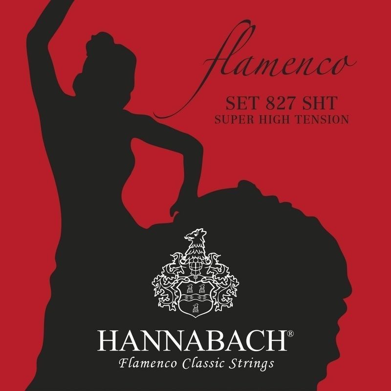 Hannabach Strings for classic guitar Serie 827 Super High Tension Flamenco D4w