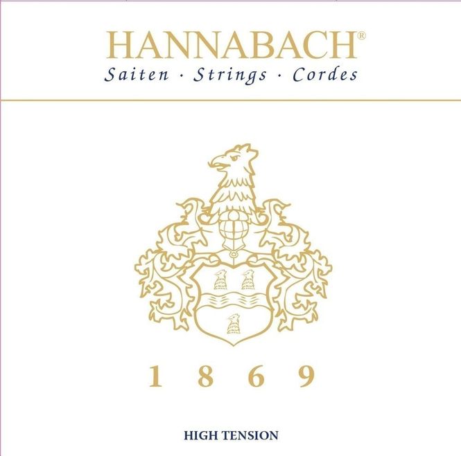 Hovedbilde Hannabach Strings for classic guitar Serie 1869 Carbon/Gold HT A5 Gold HT