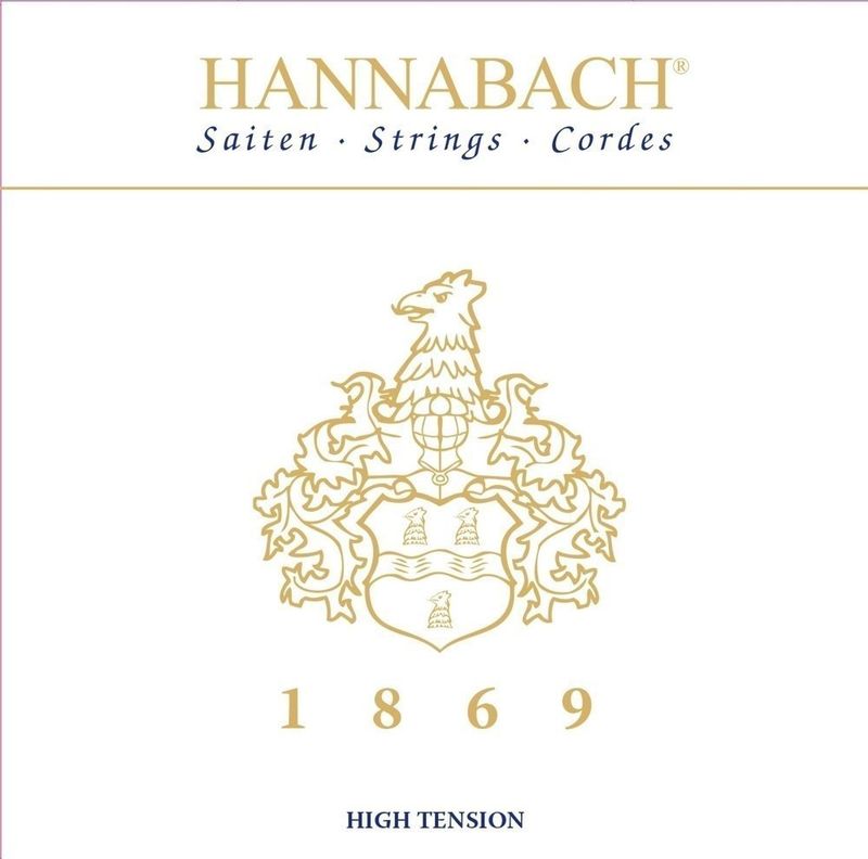 Hannabach Strings for classic guitar Serie 1869 Carbon/Gold HT A5 Gold HT