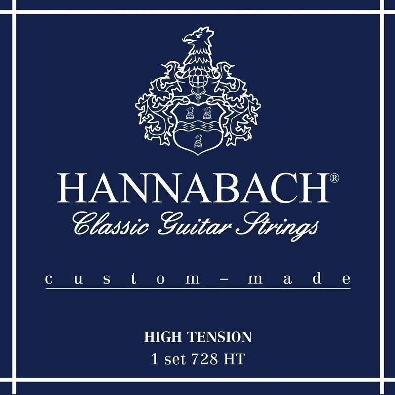 Hannabach Strings for classic guitar Series 728 High Tension Custom Made 3er Discant high