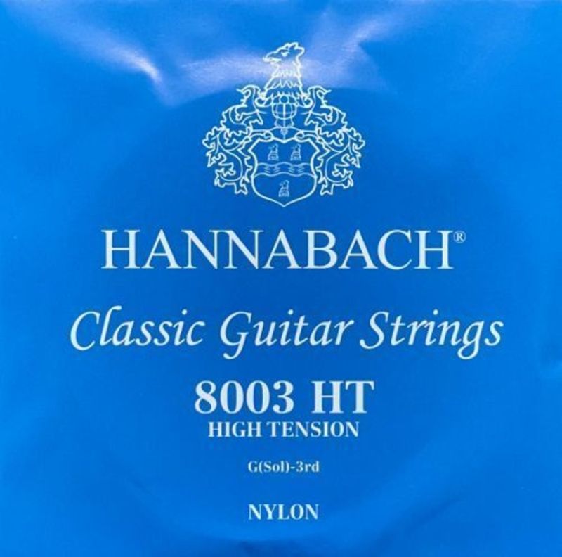 Hannabach Strings for classic guitar Serie 800 High tension Silver plated G3