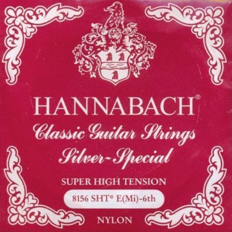 Hannabach Strings for classic guitar Serie 815 Super High Tension Silver special E6w