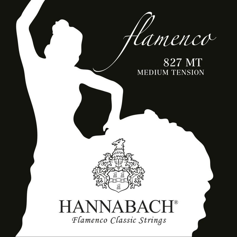 Hannabach Strings for classic guitar Serie 827 Medium Tension Flamenco H/B2