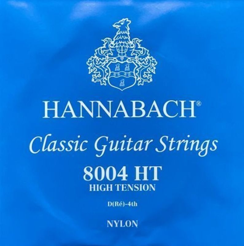 Hannabach Strings for classic guitar Serie 800 High tension Silver plated D4w