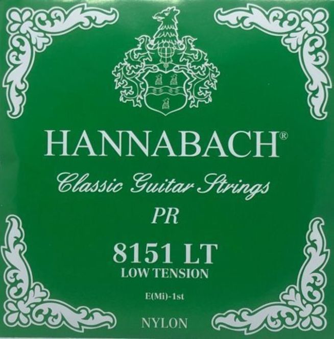 Hovedbilde Hannabach Strings for classic guitar Serie 815 Low tension Silver special E1