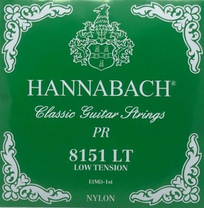 Hannabach Strings for classic guitar Serie 815 Low tension Silver special E1