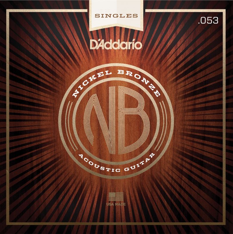 D'Addario NB053 Gitarsträng Nickel Bronze Wound 053