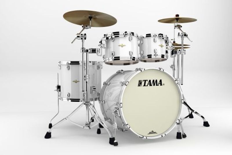 Tama MA42TZS-PWH SC Maple 4-shellkit (10,12,16,22),Piano White