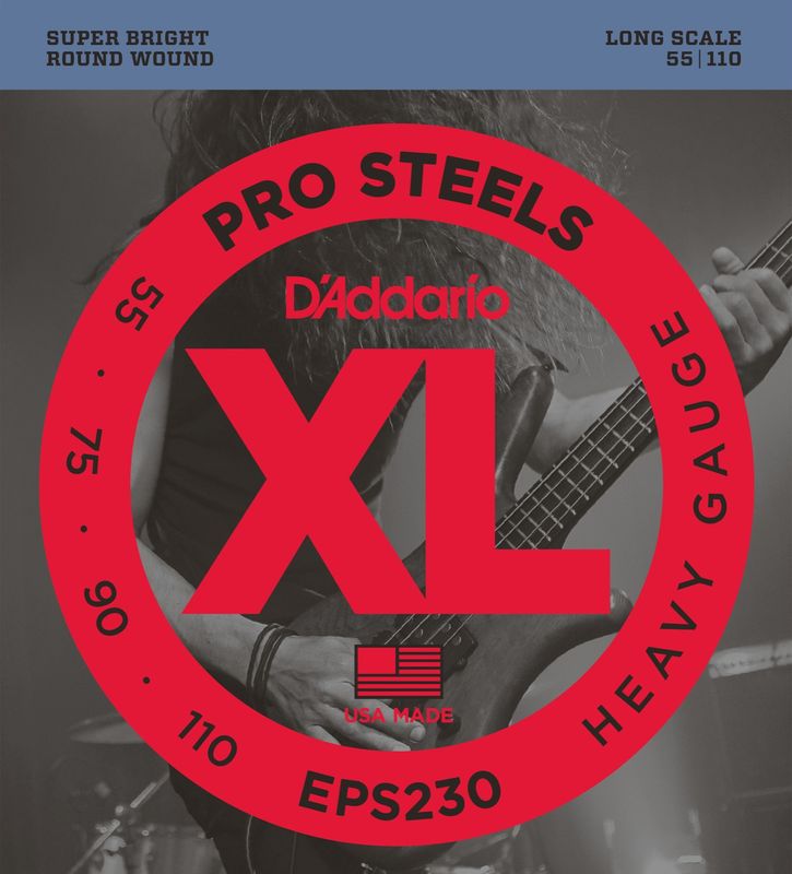 D'Addario EPS230 Strängset Elbas ProSteels 055-110