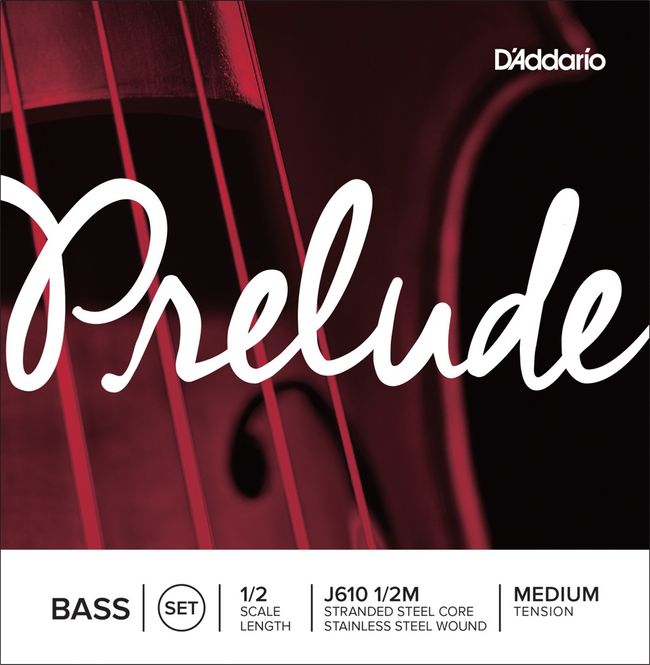 Hovedbilde Daddario Orchestral J610 1/2M Prelude Bas Set 1/2 ...