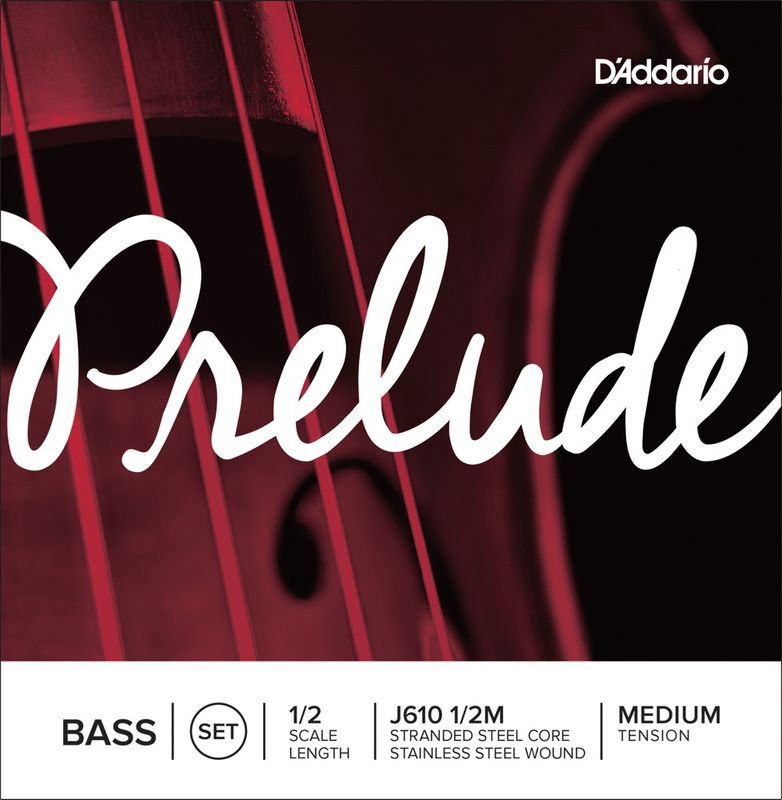 Daddario Orchestral J610 1/2M Prelude Bas Set 1/2 /Medium Tension