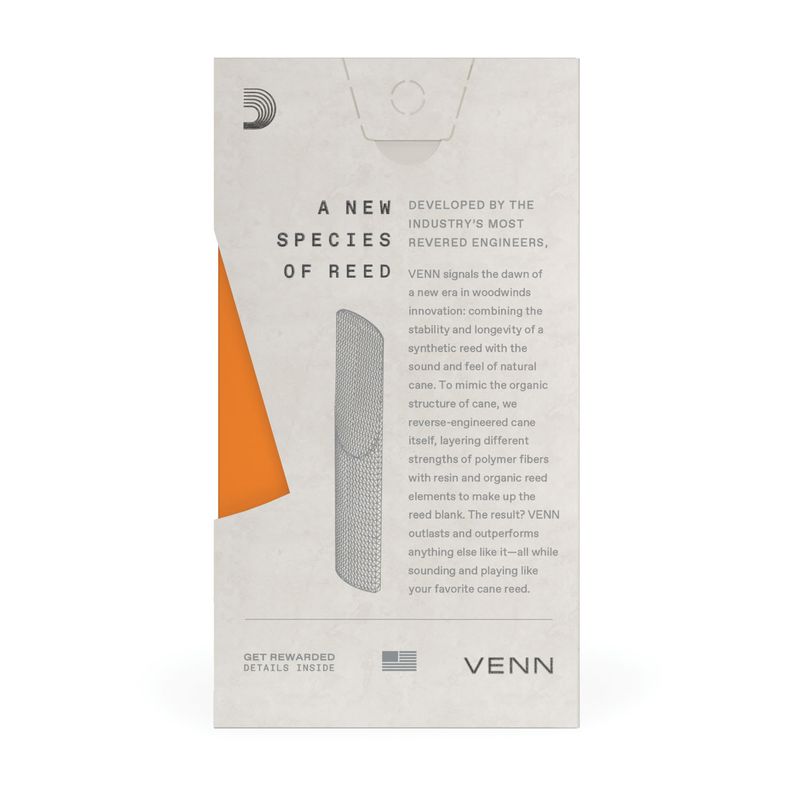 D'Addario VTS0140G2 D'Addario VENN rörblad Tenor-sax 4.0