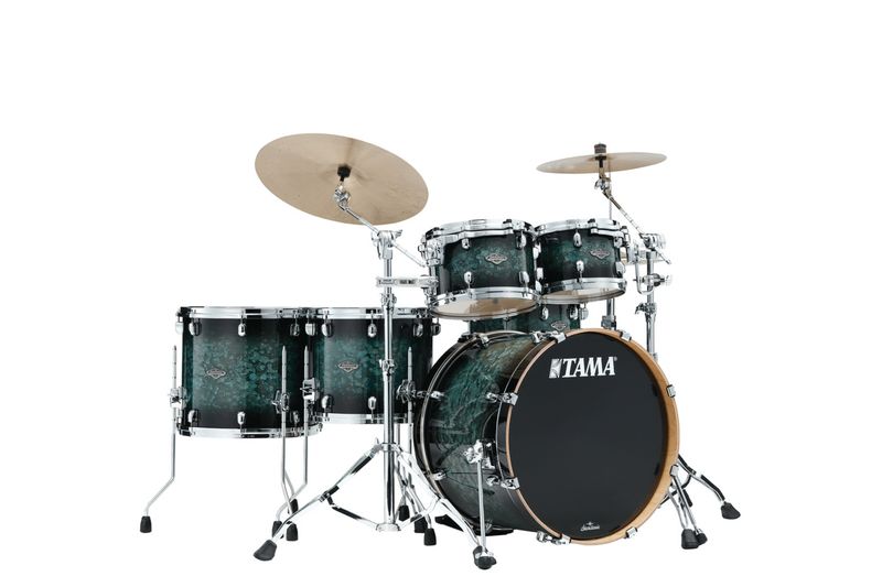 Tama MBS52RZS-MSL SC Performer M/B 5-shellkit (10,12,14,16,22),Molten Steel Blue Burst