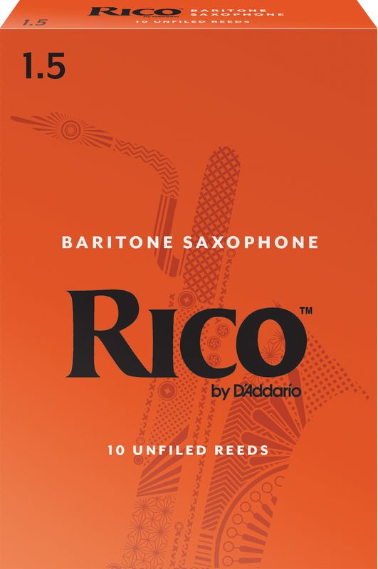 D'Addario RLA1015 Rörblad Rico Baritone-sax 10-p. 1.5