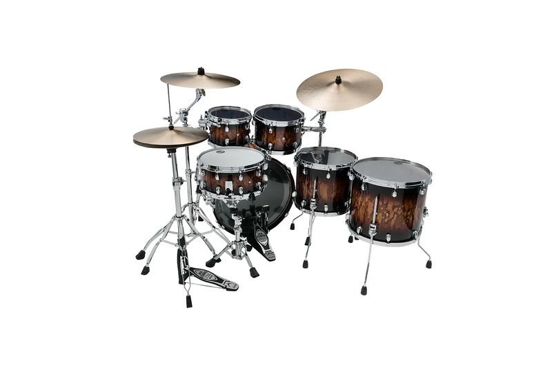 Tama WBS52RZS-MBR SC Walnut/Birch 5-shellkit (10,12,14,16,22), Molten Brown Burst