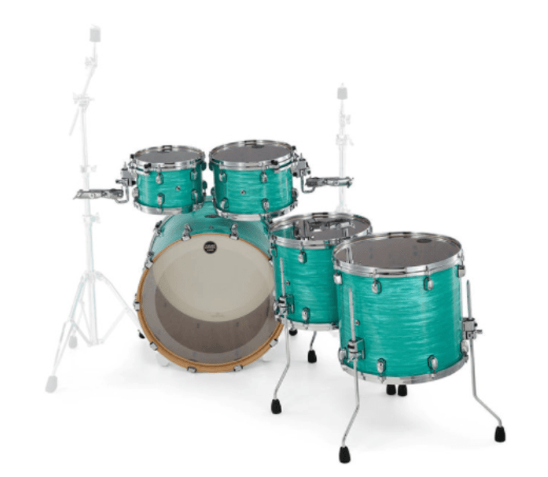 Tama WBR52RZS-SGS SC Walnut/Birch 5-shellkit (10,12,14,16,22), Surf Green Silk