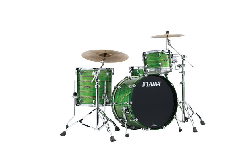 Tama WBS32RZS-LSO SC Walnut/Birch 3-shellkit (12,16,22), Lacquer Shamrock Oyster