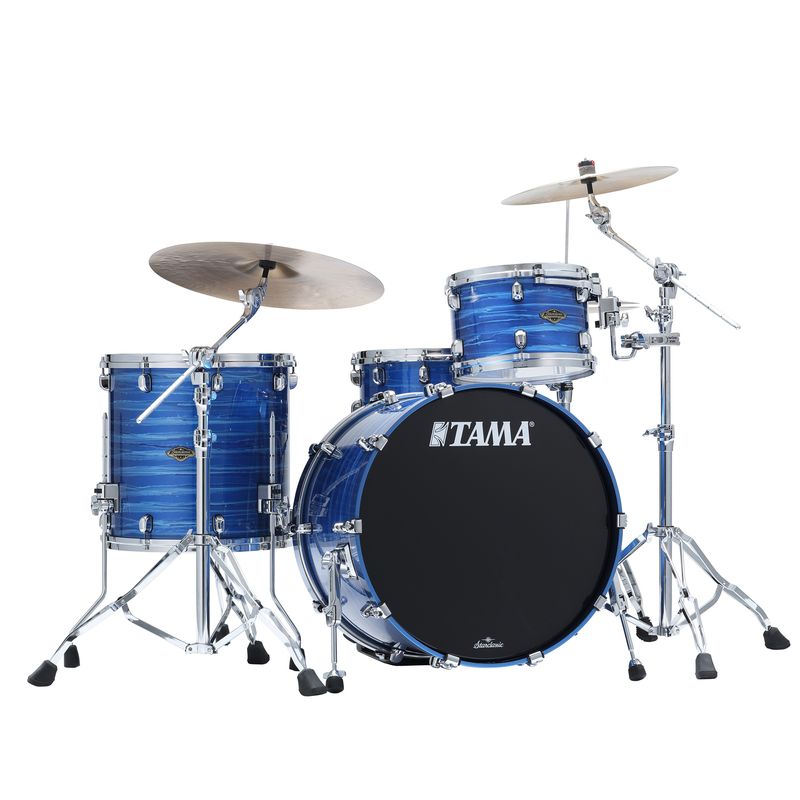Tama WBS32RZS-LOR SC Walnut/Birch 3-shellkit (12,16,22), Laqcuer Ocean Blue Ripple