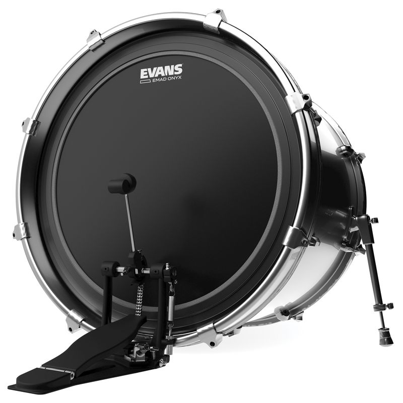 Evans BD20EMADONX 20'' Bastrumskinn EMAD ONYX