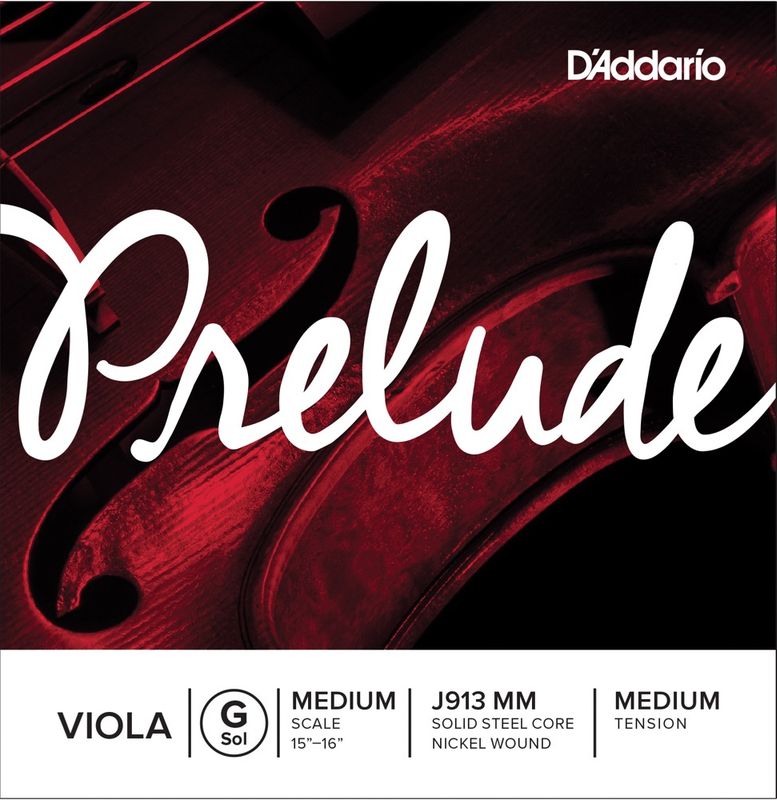 Daddario Orchestral J913 MM Prelude Viola G Medium /Medium Tension
