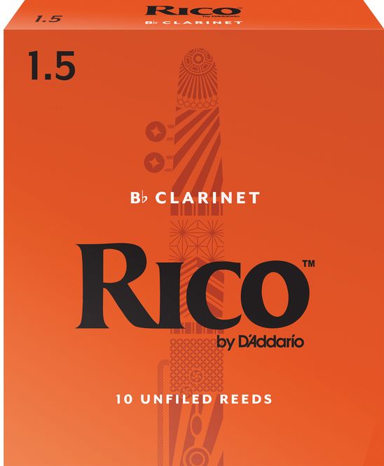 Hovedbilde D'Addario RCA1015 Rörblad Rico Bb-Klarinett 10-p. 1.5