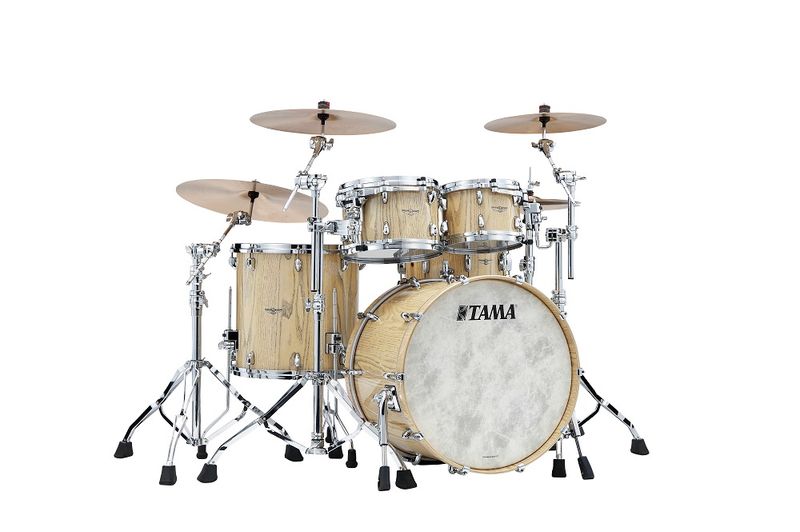 Tama TW42RZS-AWC Star Walnut 4-set shellkit (10,12,16,22), Antique White Jap. Chestnut