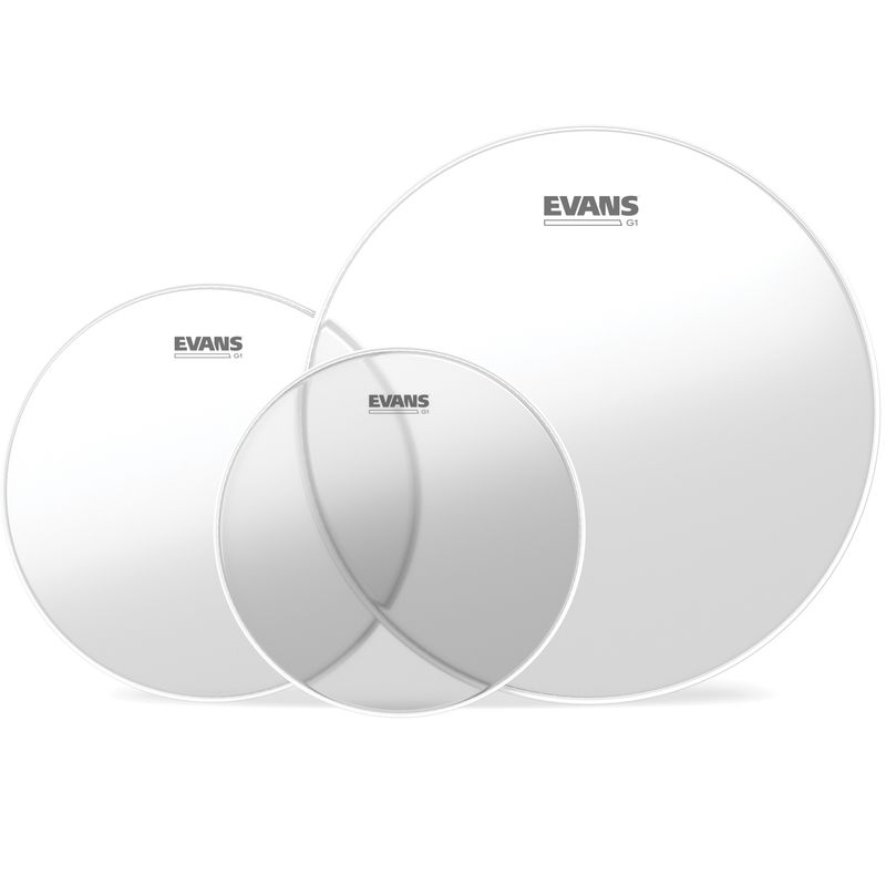 Evans ETP-G1CLR-S Tom Pack Genera G1Clear Standard 12'', 13'', 16''