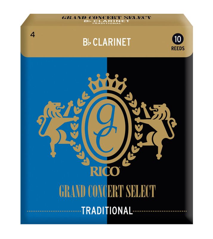 D'Addario RGC10BCL400 Rörblad Grand Consert Select Bb-Klarinett Trad. 10-p 4