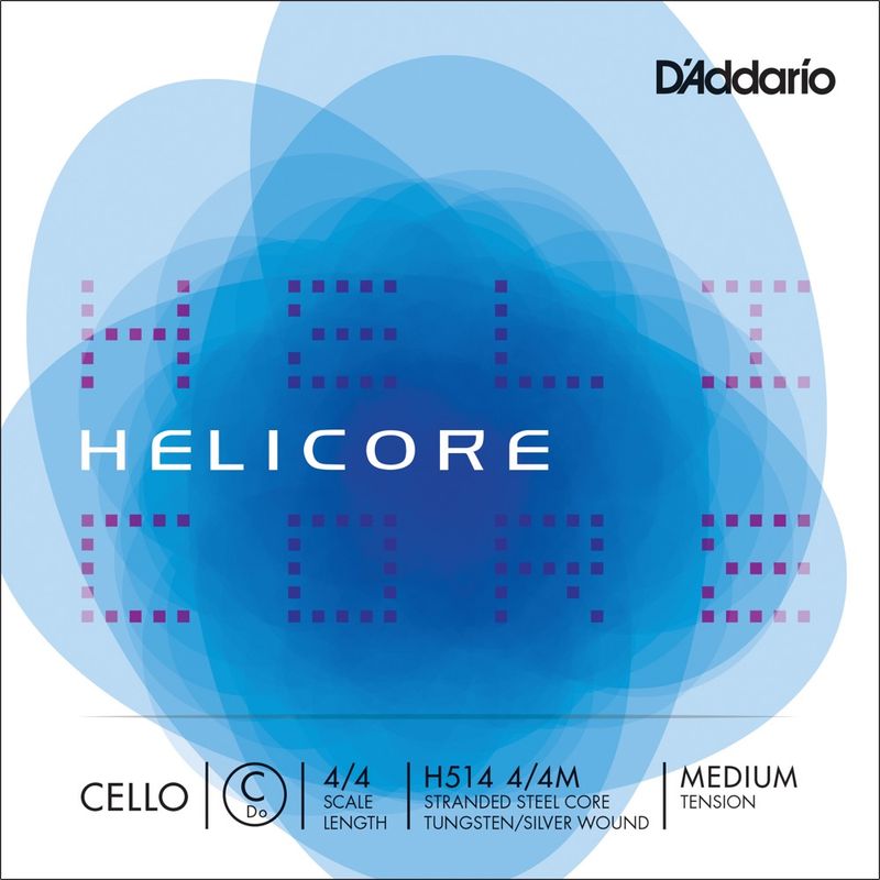 Daddario Orchestral H514 4/4M Helicore Cello C 4/4 /Medium Tension