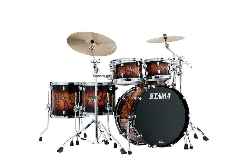 Tama WBS52RZS-MBR SC Walnut/Birch 5-shellkit (10,12,14,16,22), Molten Brown Burst