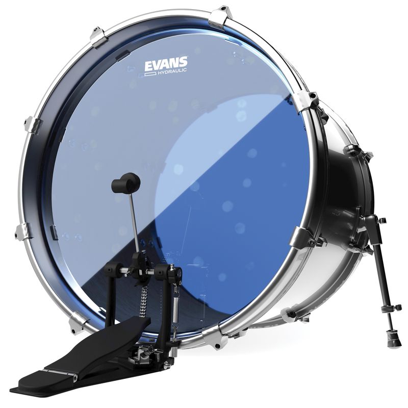 Evans BD22HB 22'' Bastrumskinn Hydraulic Oil Blue