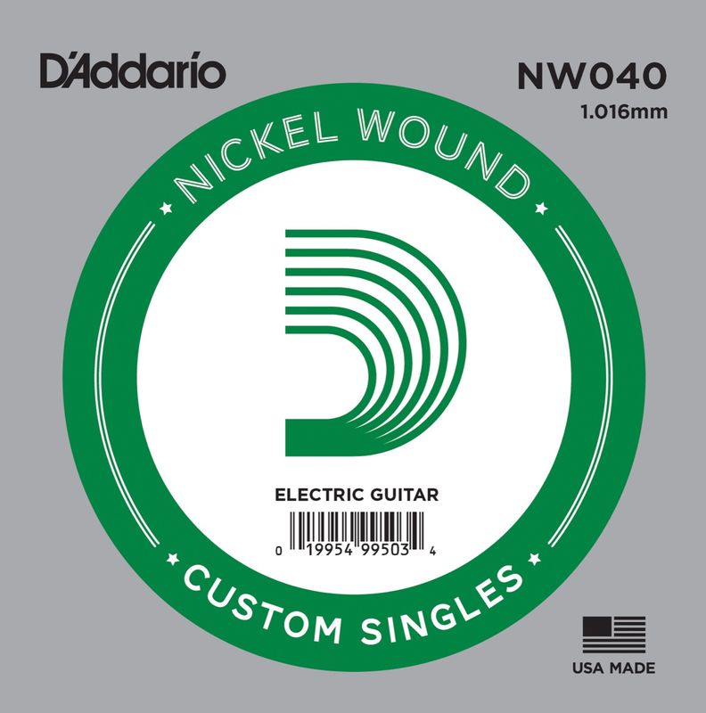D'Addario NW040 Gitarsträng Elgitar Nickel Wound 040