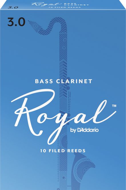 Hovedbilde D'Addario REB1030 Rörblad Royal Bas-Klarinett. 10-p. 3