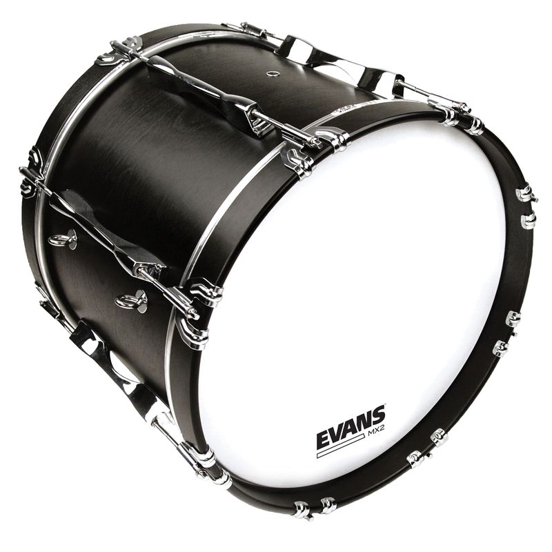 Evans BD20MX2W 20'' Bastrumskinn March Bass White