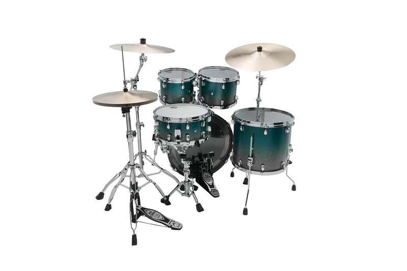 Tama WBS42S-SPF SC Walnut/Birch 4-shellkit (10,12,16,22), Satin Sapphire Fade